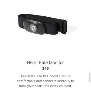 PELOTON Heart Monitor